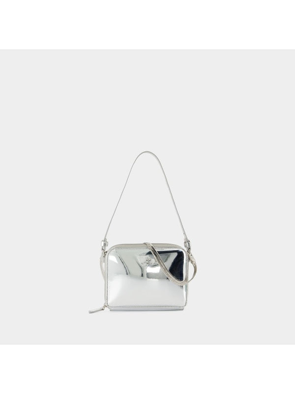 Cloud Metallic Leather Shoulder Bag
