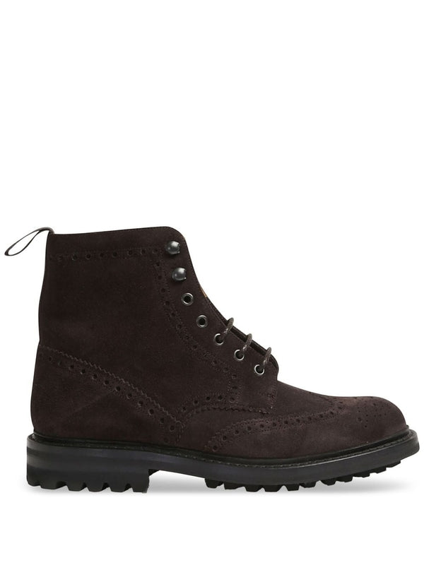 Calfskin Lace-Up Boots