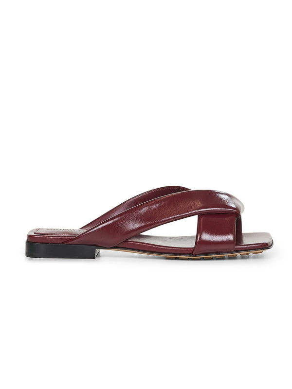 RIVA Leather Flat Slides