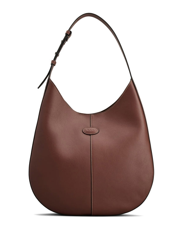 TOD'S - Di Logo Leather Shoulder Bag - Jente