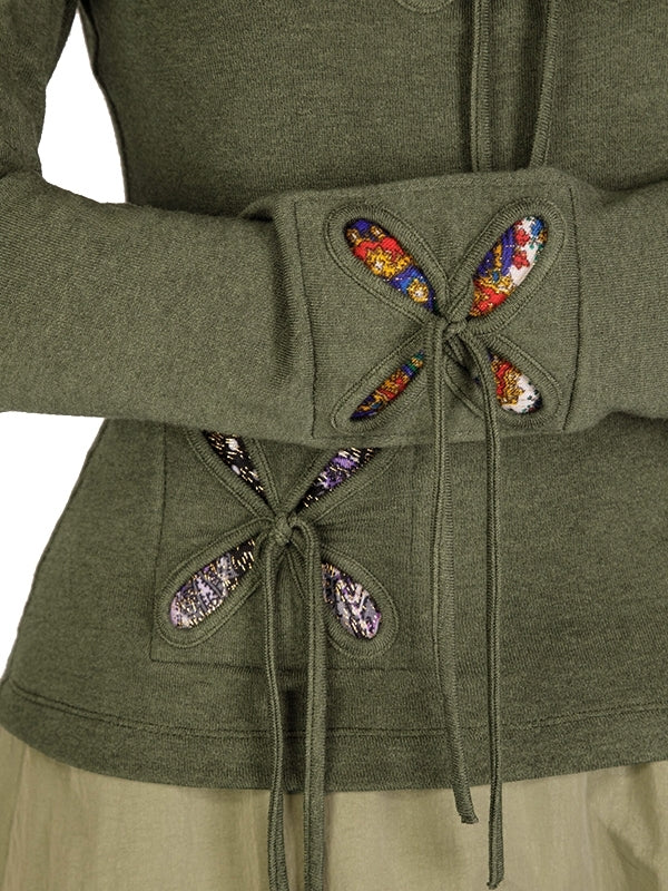 Petal Patches Long-Sleeve Top