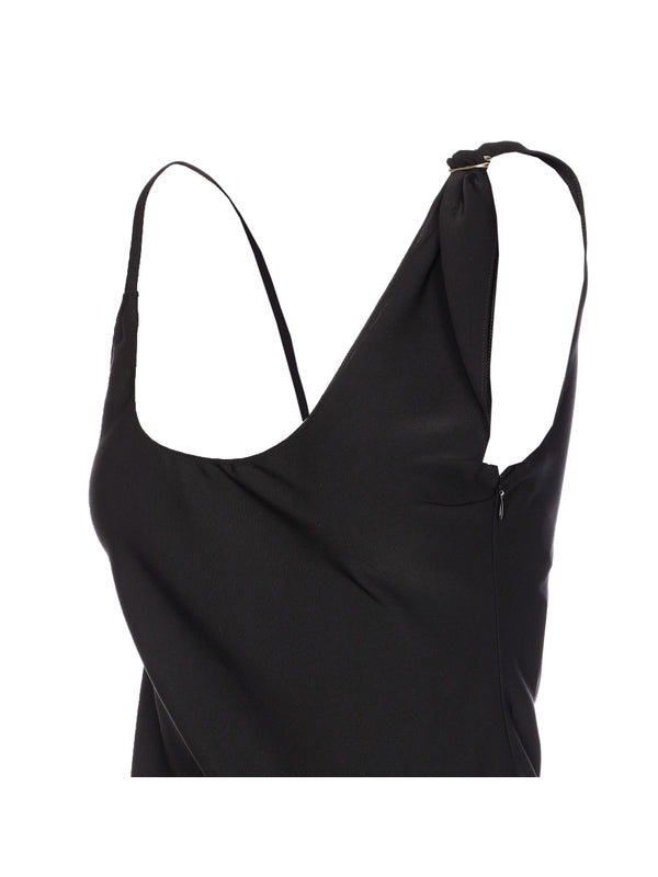 Courreges Dresses Black Midi Dress