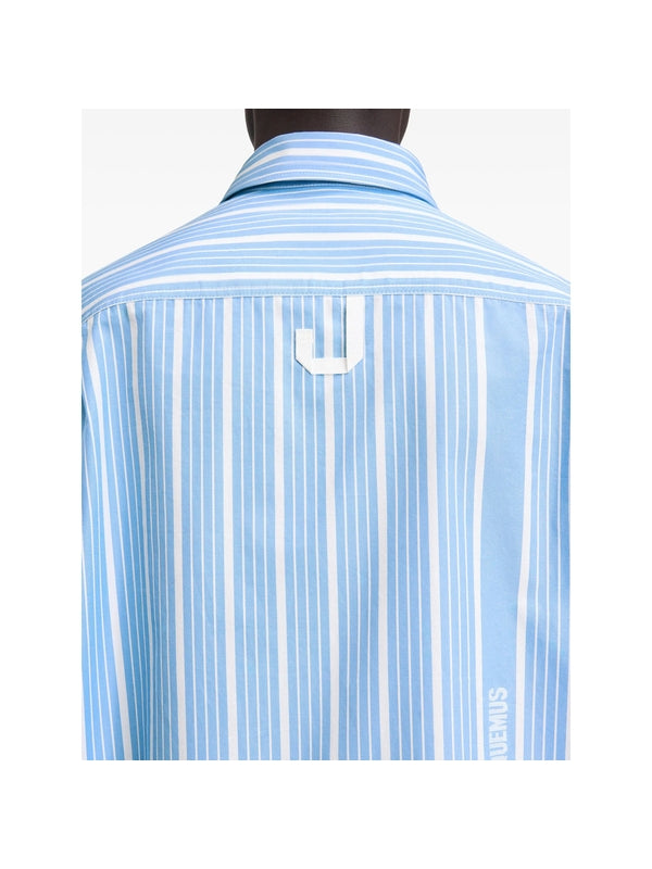 Simon Logo Stripe Shirt