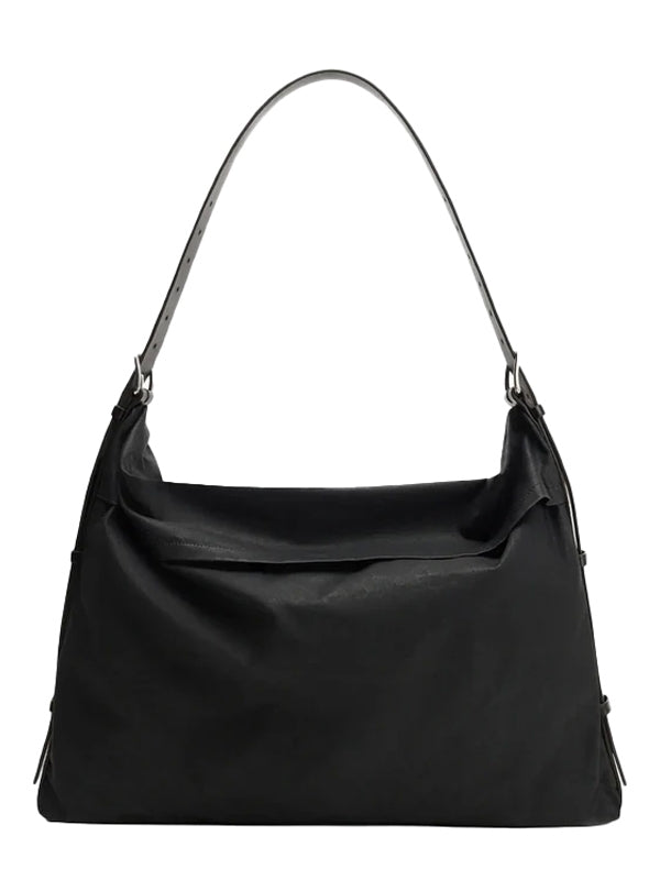 Trench Pocket Medium Black Shoulder Bag