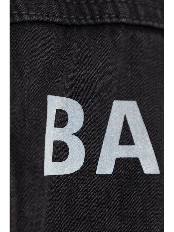 Back Logo Printing Denim
  Jacket