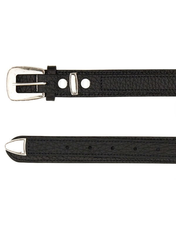 Western Detail Leather Belt