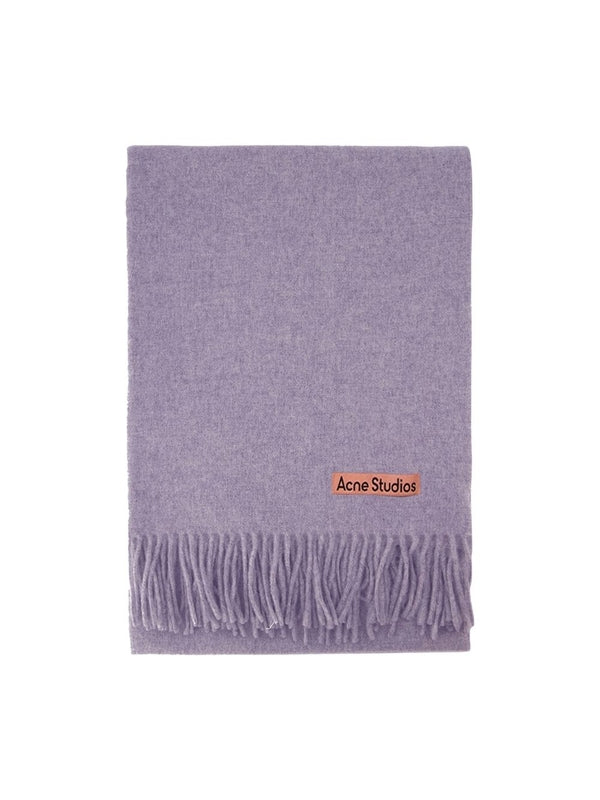 Acne Studios Purple Wool Mufflers