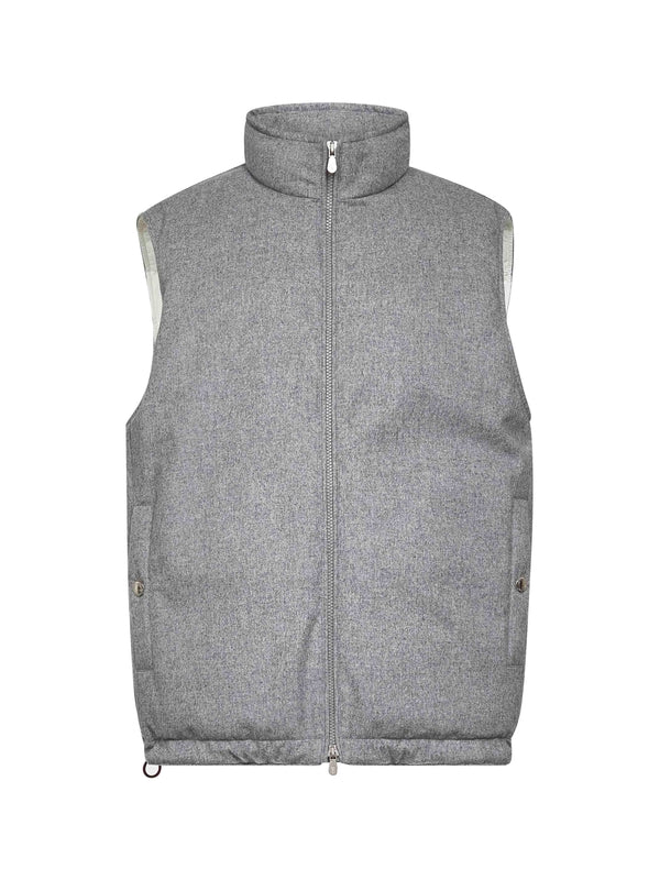 Brunello Cucinelli Grey Vests