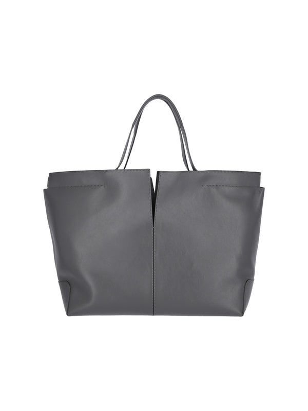 TOD'S - Di Logo Leather Tote Bag - Jente