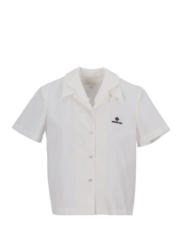 shushu/tong White Short Sleeve Shirt & Blouse