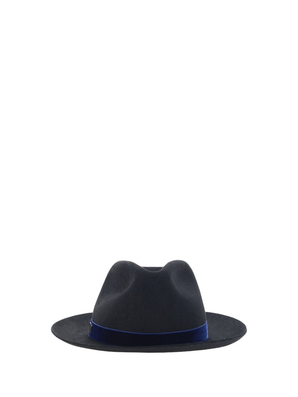 Logo Velvet Band Wool
  Fedora