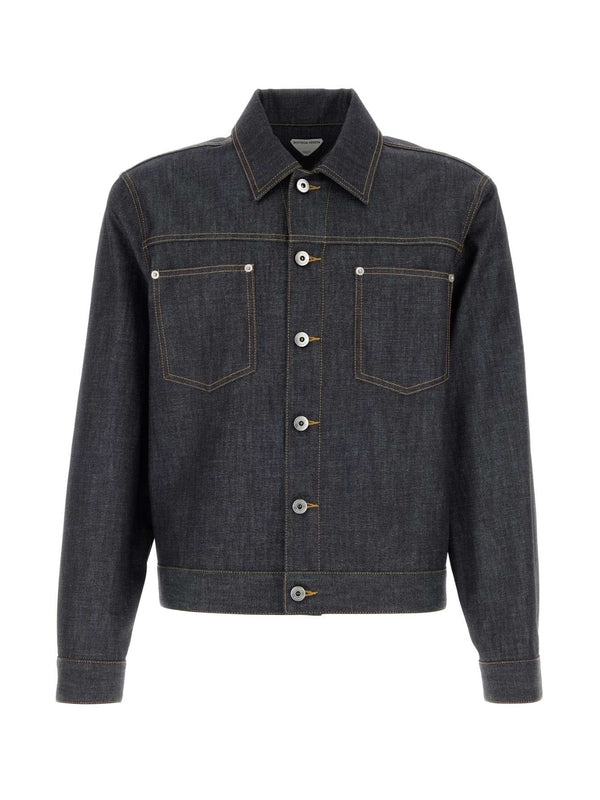 Bottega Veneta Navy Trucker