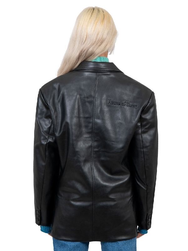 Back Logo Embossed Jacket