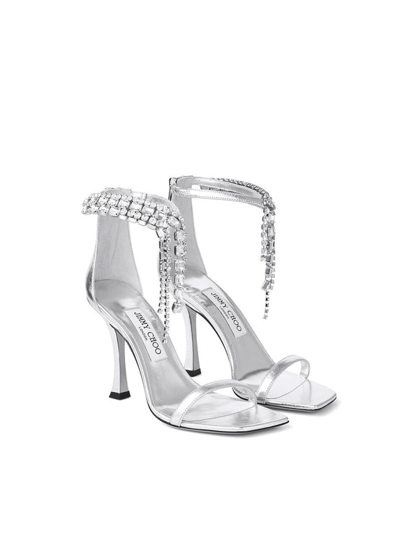 Verity Crystal Decorated
  Sandal Heels