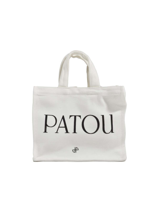 Logo Canvas Small Tote Bag