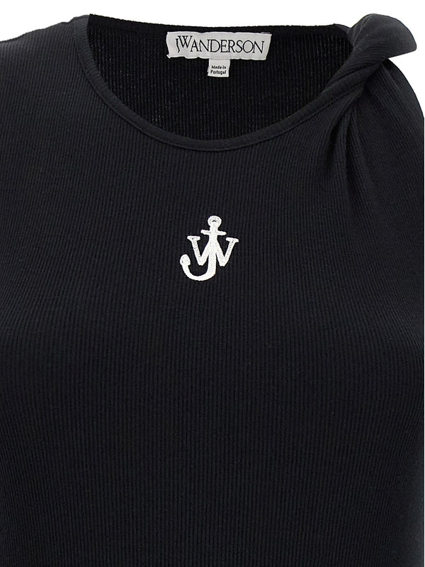 Anchor Logo
  Embroidered Ribbed Long Dress