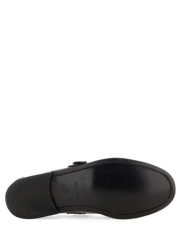 Black Calfskin Loafers