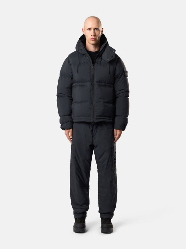 Wappen-patch Nylon Hooded Padded Jacket