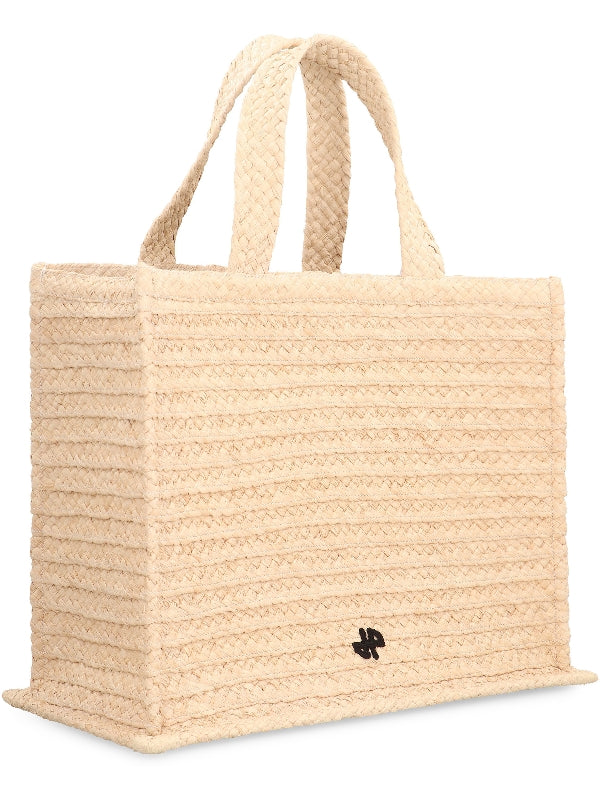 Woven Raffia Tote Bag