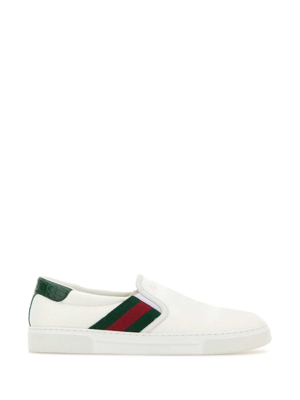 Gucci White Low Top Sneakers