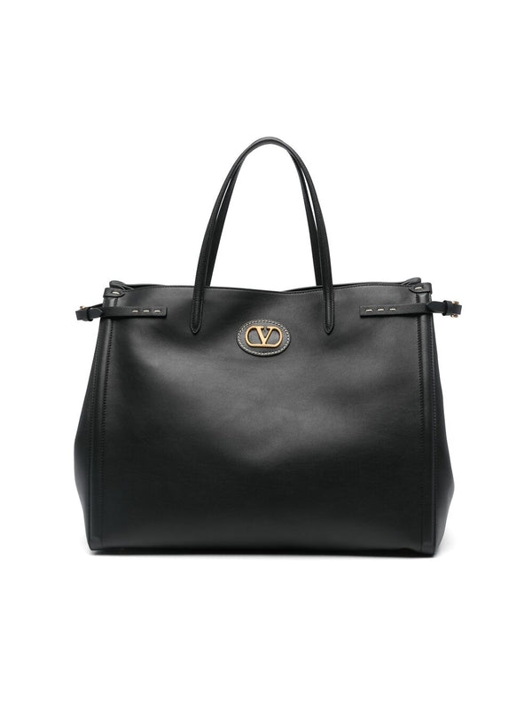 Valentino Black Tote Bags