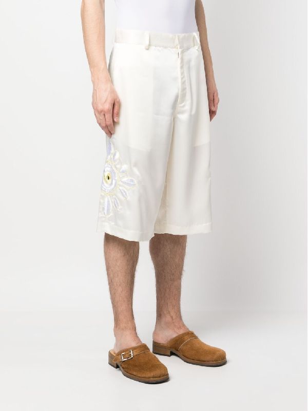 BERMUDA SHORTS SP07PL1910A23 WHT White Shorts