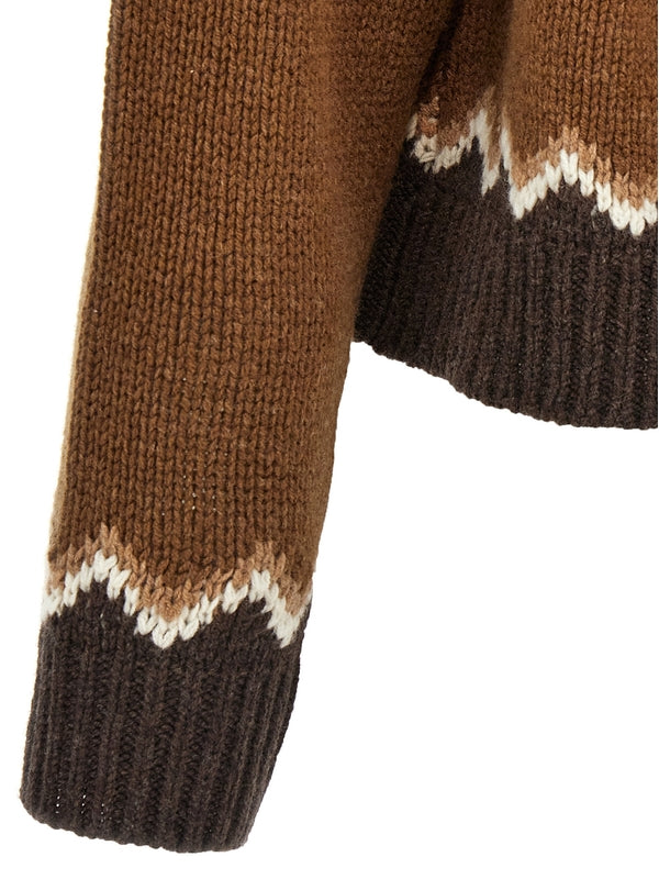 Logo Jacquard
  Wool Knit