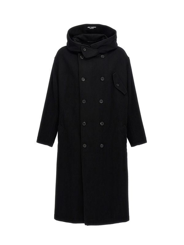 Belted Detail Double Wool Coat