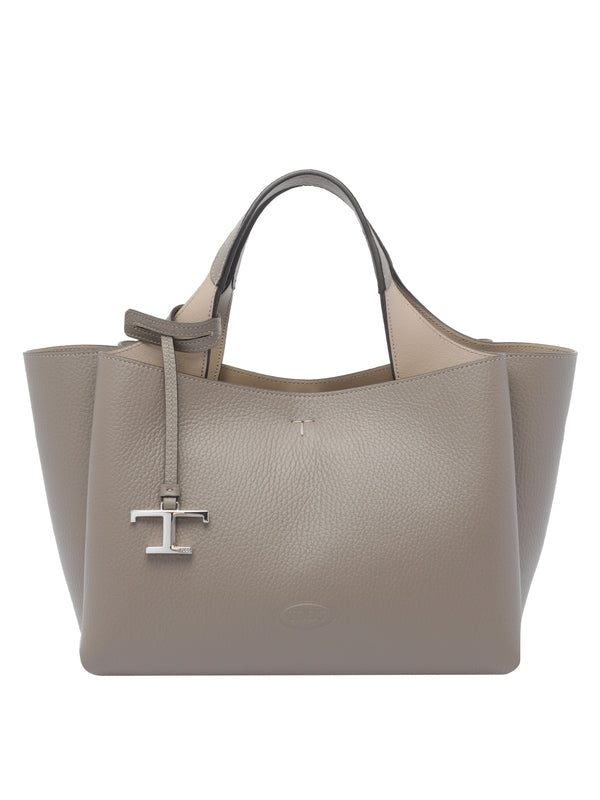 Tod'S Grey Tote Bags
