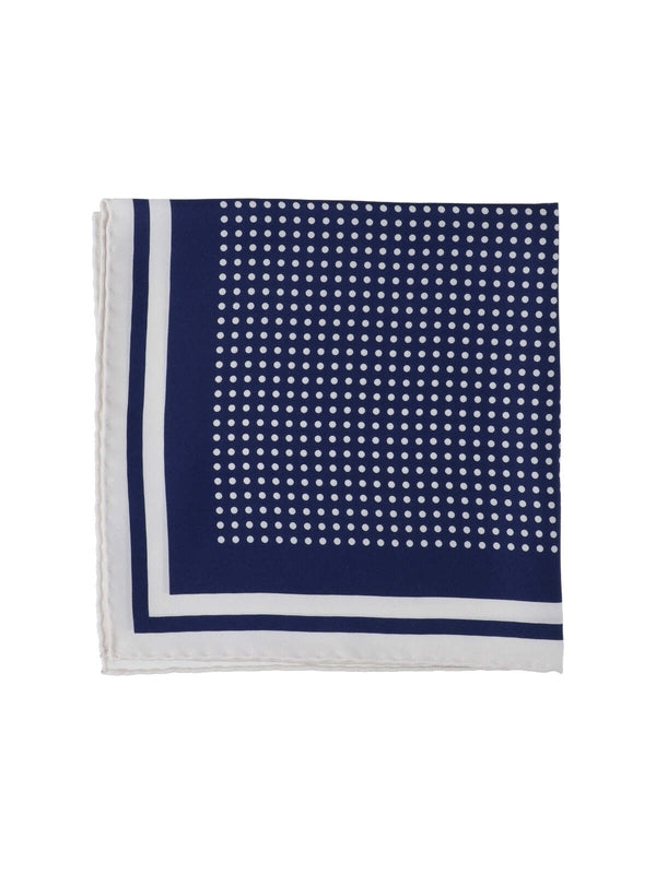 Dot Pattern Silk Scarf