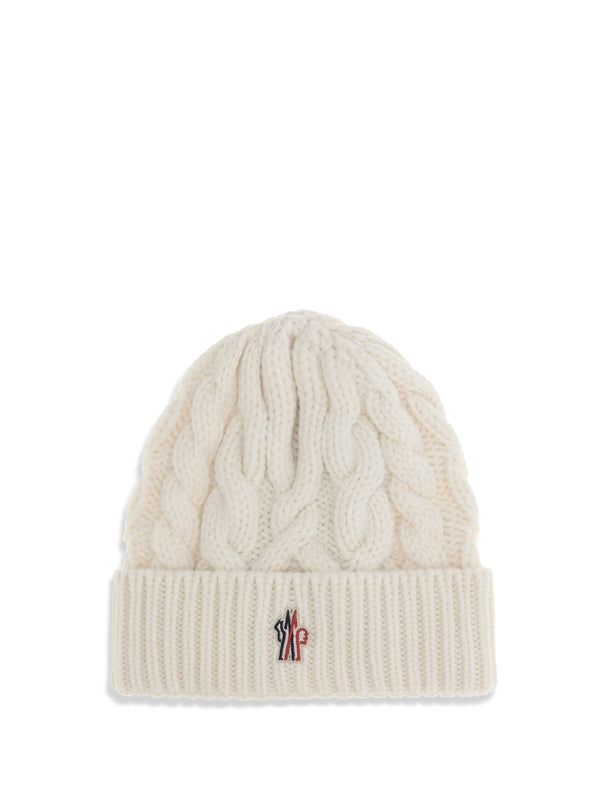Moncler White Beanies
