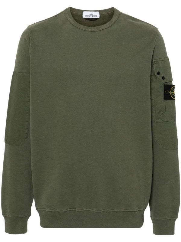 Wappen Patch Pocket Detail Sweatshirt