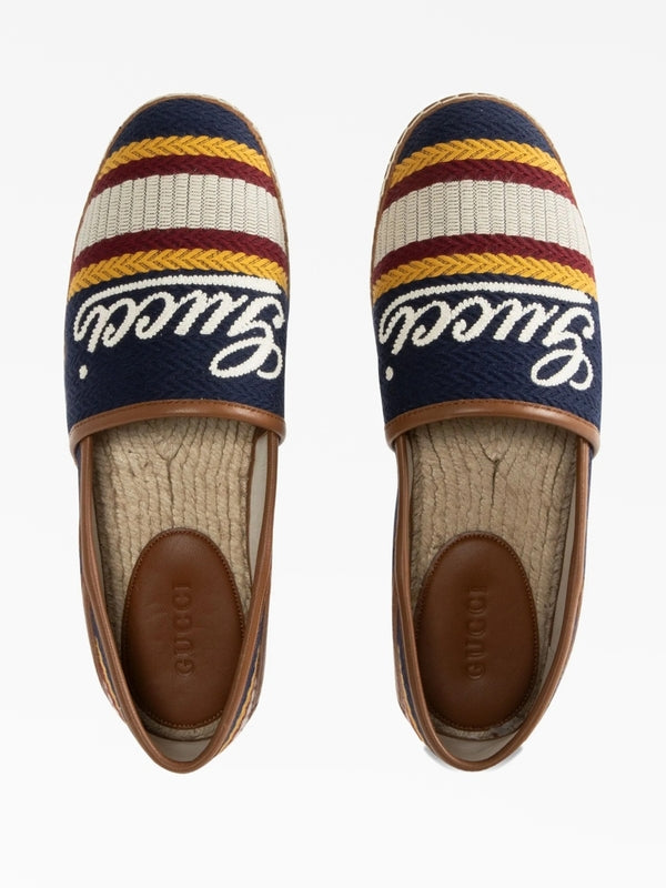 Gucci Navy Espadrilles
