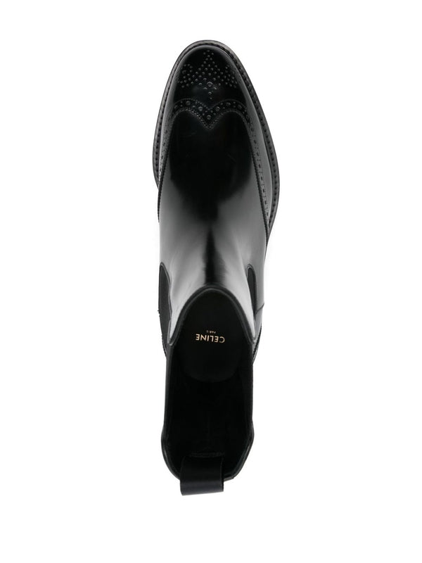 Celine Black Chelsea Boots