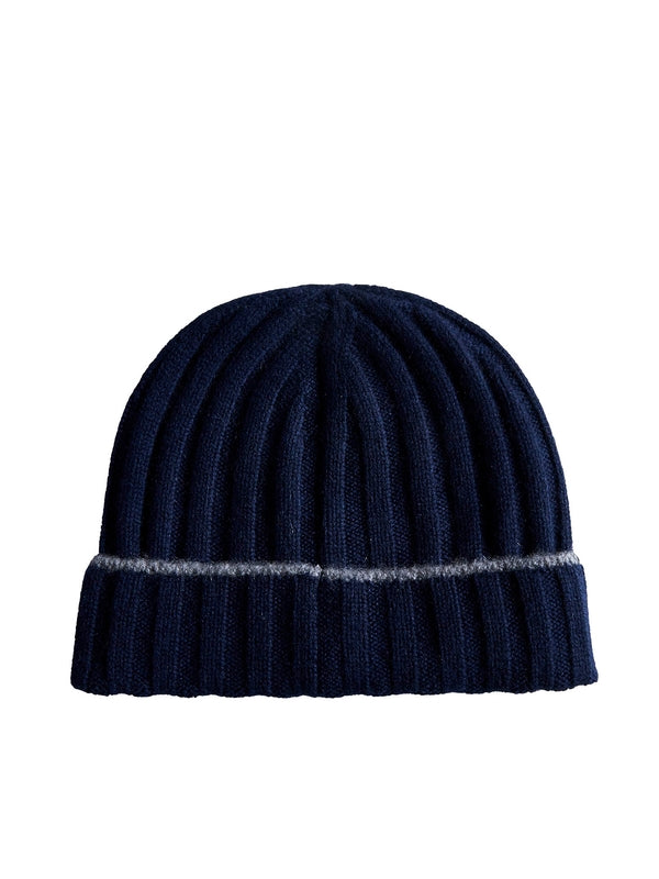 Cashmere Rib Beanie