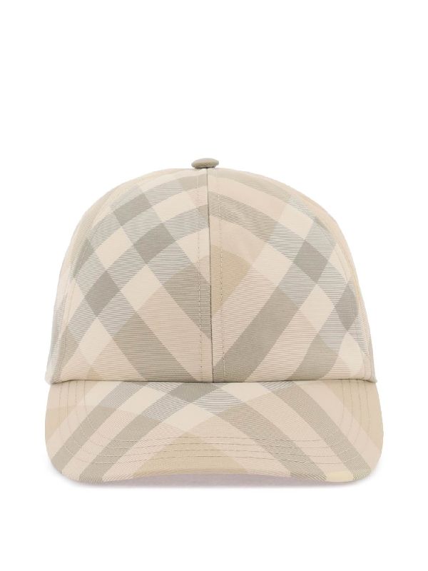 Check Printed Baseball Cap - Jente