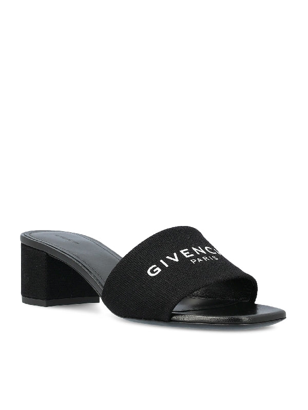 4g Logo Band Sandal Heel