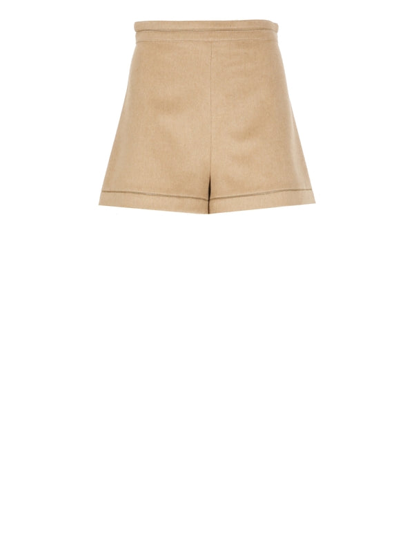 Adagio Stitch Detail Camel Shorts