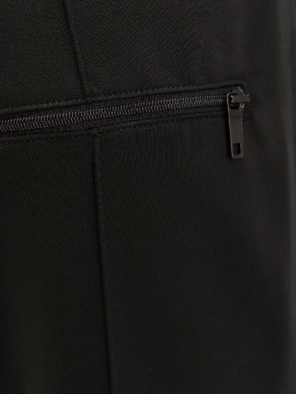 Zipper Pocket Flare Pants