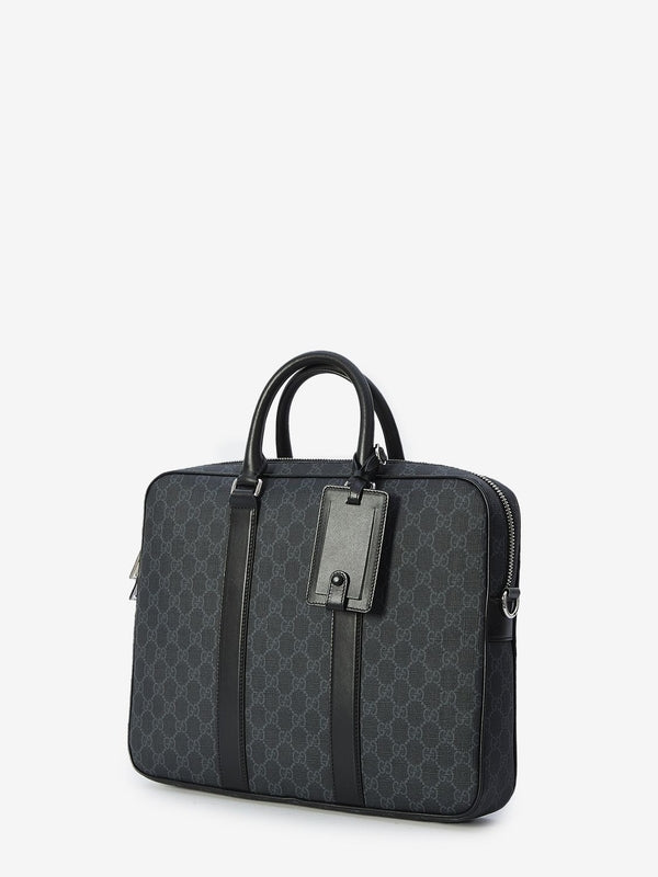 GG Supreme Canvas Medium Brief Case
