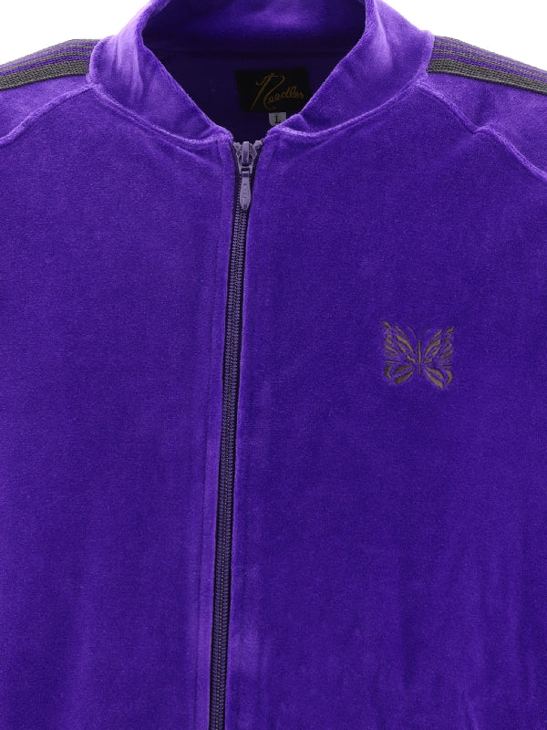 Butterfly Logo Embroidered Track Zip-Up