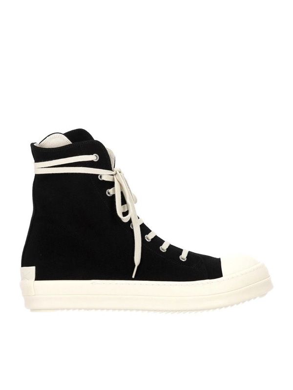 Rick Owens Drkshdw Black High Top Sneakers