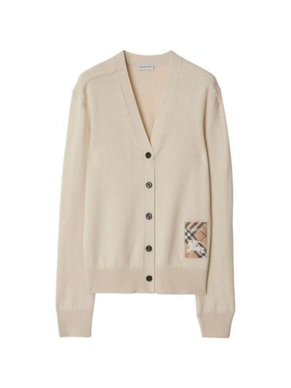 Ekd Logo Patch Wool Cardigan