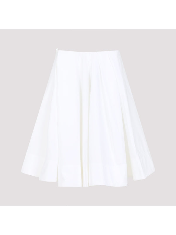 Salon Flare Cotton Skirt