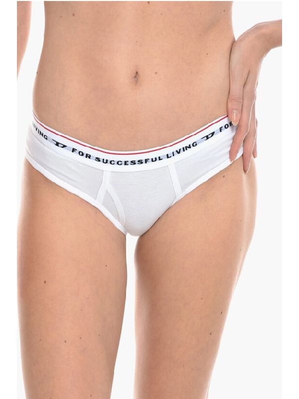 Slogan Logo Band Panty 3-Pack