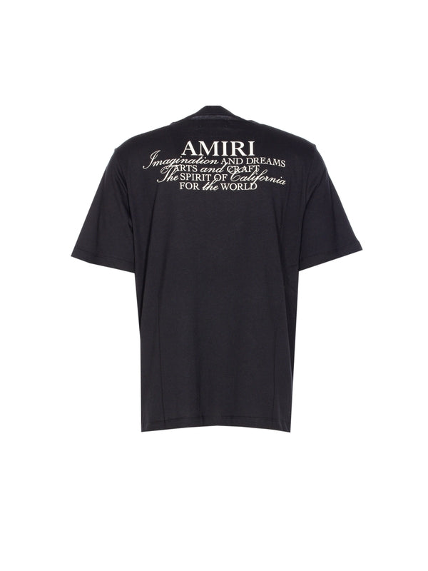 Amiri Black Half Sleeve