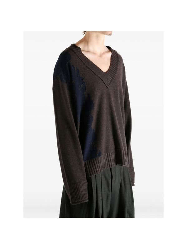 Ziggy Chen Brown Knitted