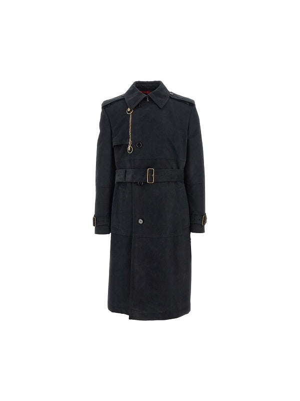 Cotton Blend Trench Coat