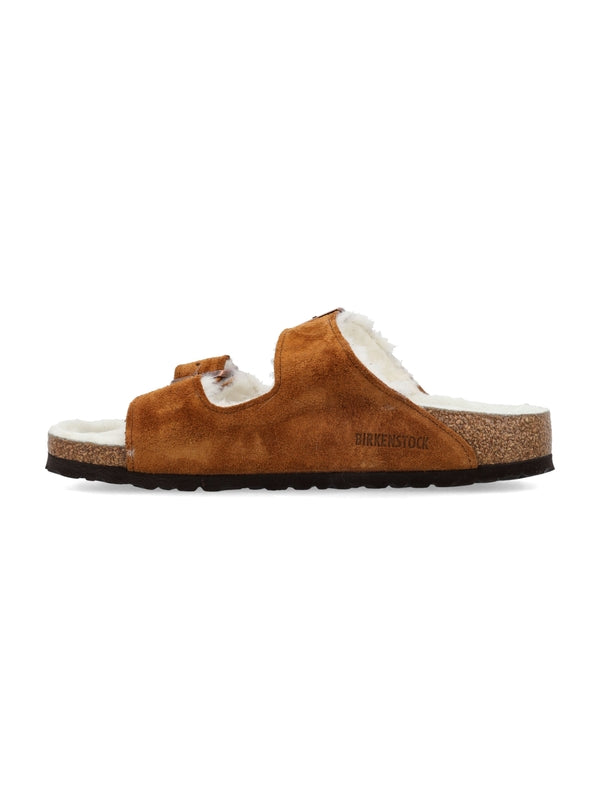 Arizona Shearling Buckle Sandals