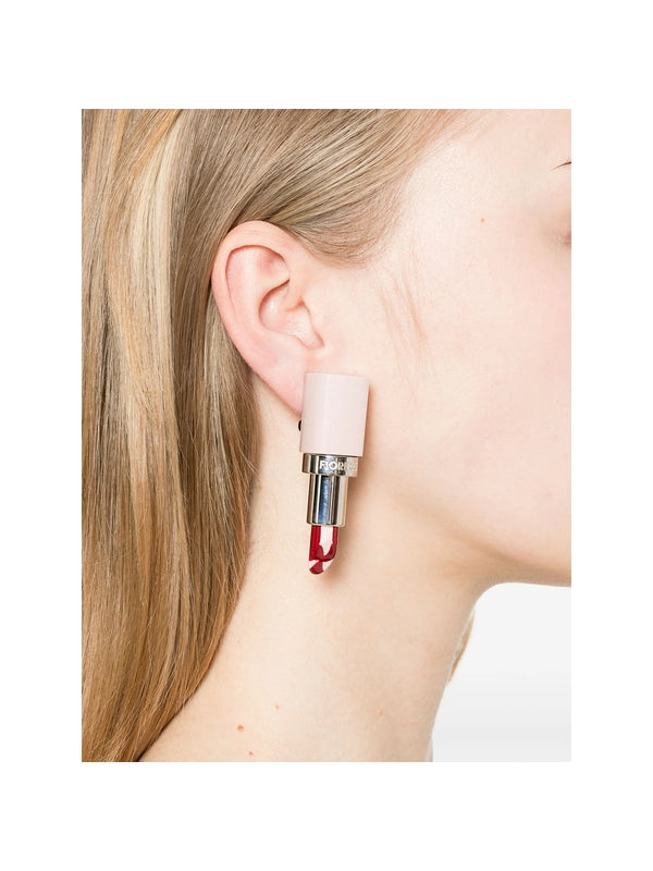 Fiorucci Pink Silver Earrings